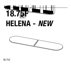 Bontempi Helena Freestanding Kit 130 cm — manufacturer catalogue drawings with article references