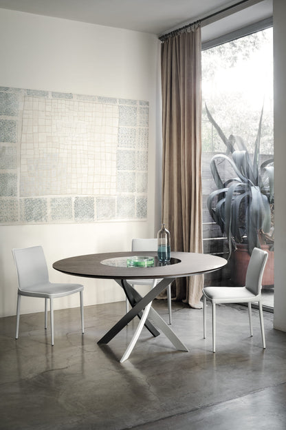 Bontempi Barone Ring Dining Table — manufacturer photograph; BARONE_20-74MC01_L002_C158_NATA_40-14TR516 (2)