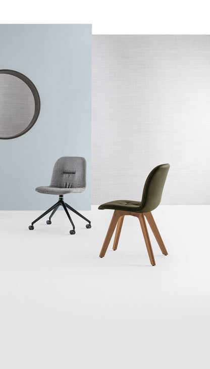 Bontempi Chantal Barstool — manufacturer photograph; CHANTAL_34-78_M326_TN007_CHANTAL_34-73_M306_TR505_34-72_M326_TVT09