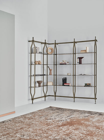 Bontempi Charlotte Bookcase Component — manufacturer photograph; CHARLOTTE_16-92_16-65_M328_M325_16-95_16-76_M328_C159