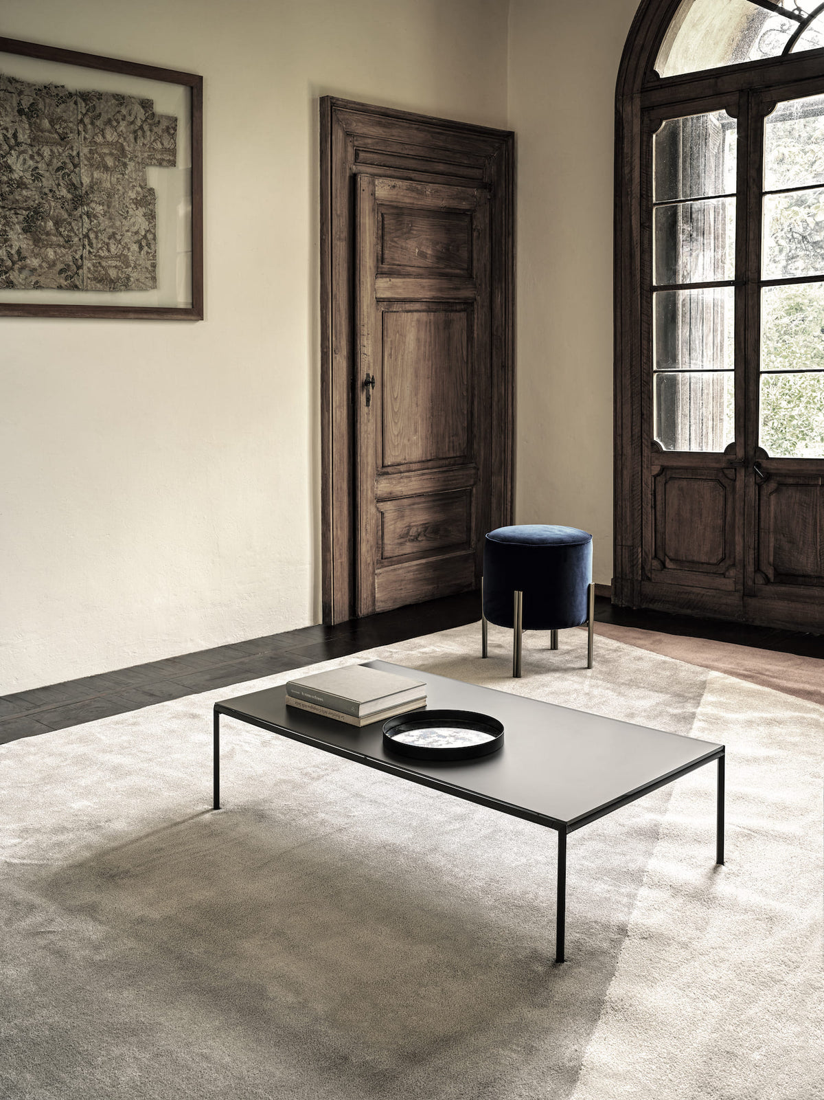 Bontempi Diagonal Coffee Table — manufacturer photograph; DIAGONAL_06-01M310_C183S_PUFFOSO_PFF000101M326_TVE12