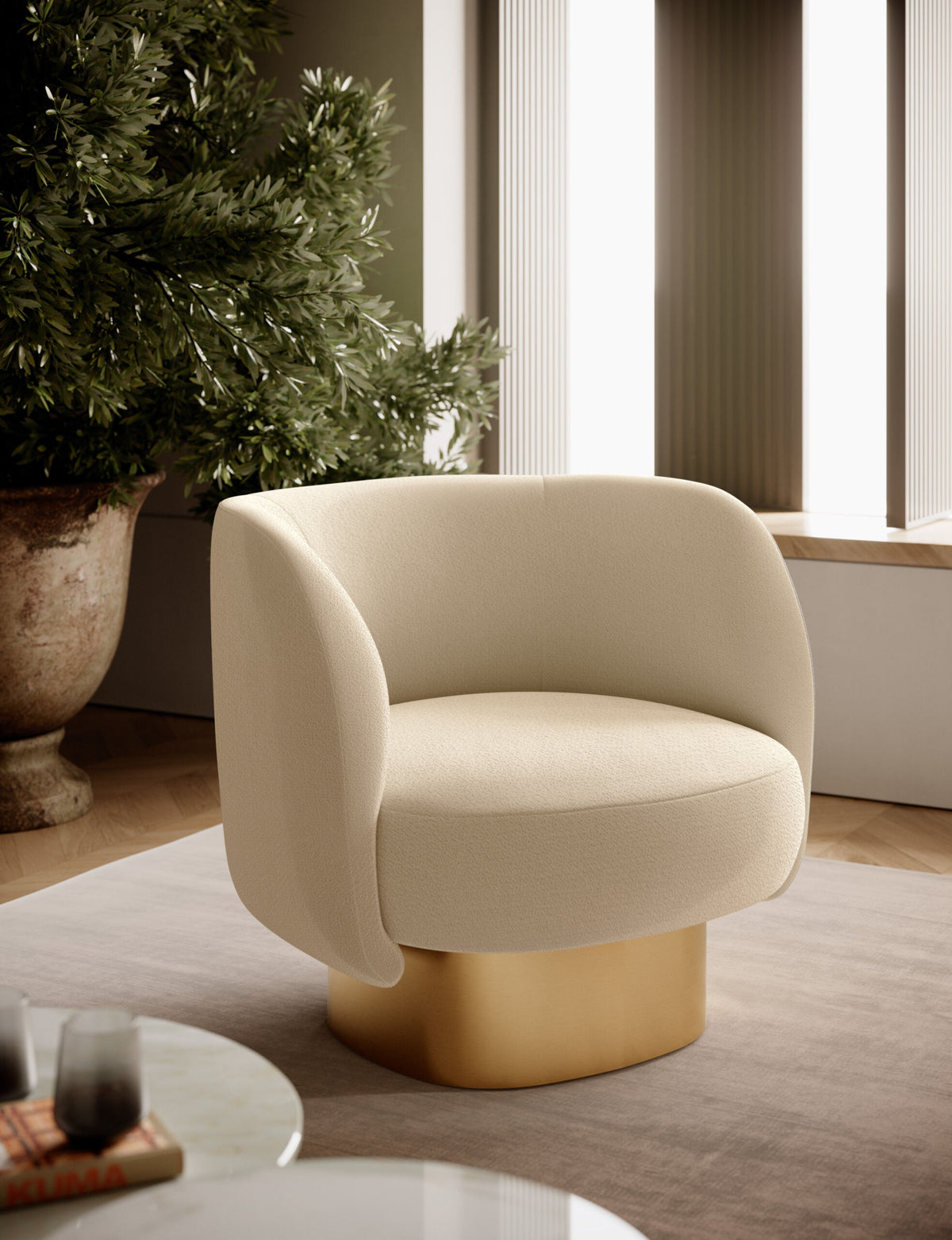Bontempi Doris Armchair — manufacturer photograph; DORIS DOR000101_M325_TESO001