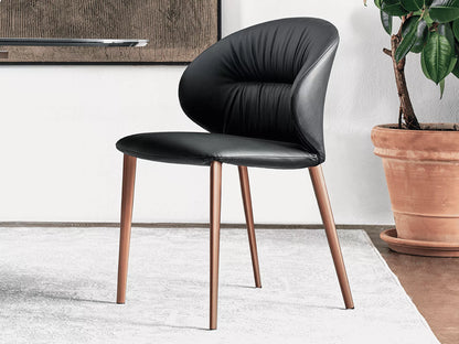 Bontempi Drop Dining Chair — manufacturer photograph; DROP_34-82M329_PR11