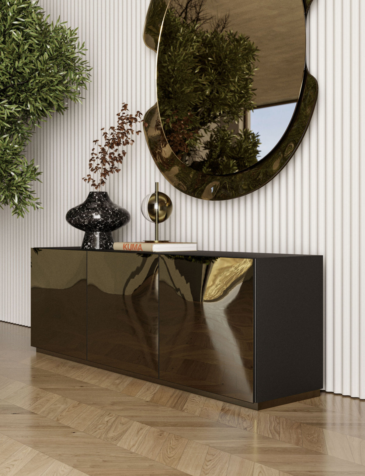 Bontempi Eden Sideboard — manufacturer photograph; EDEN 2 15 88 L090 C301 M328 PEAK 09 46 C301
