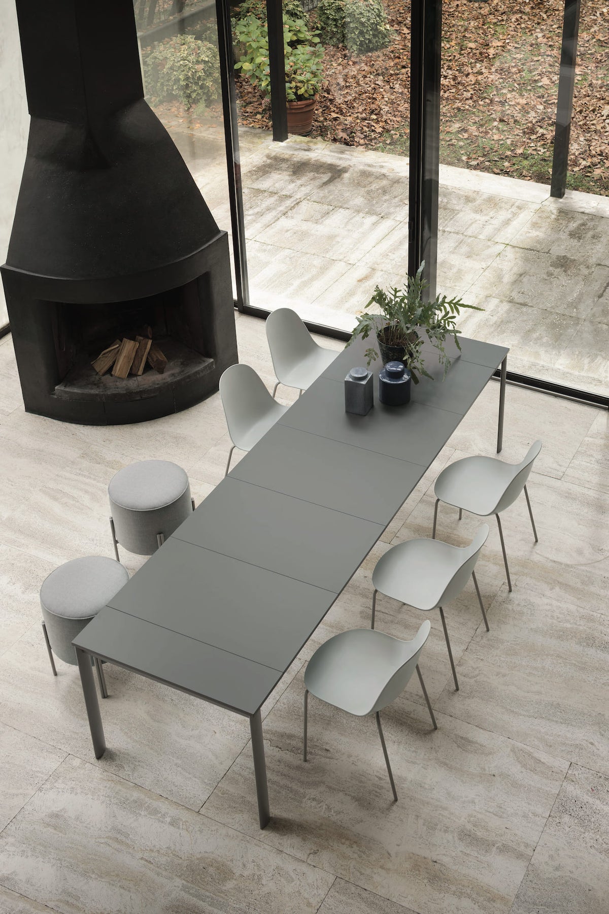 Bontempi Etico Plus Extendable Console — manufacturer photograph; ETICO PLUS_20-32M310_L045&MOOD_M097_Z006&PUFFOSO_PFF000101M097_TLU03