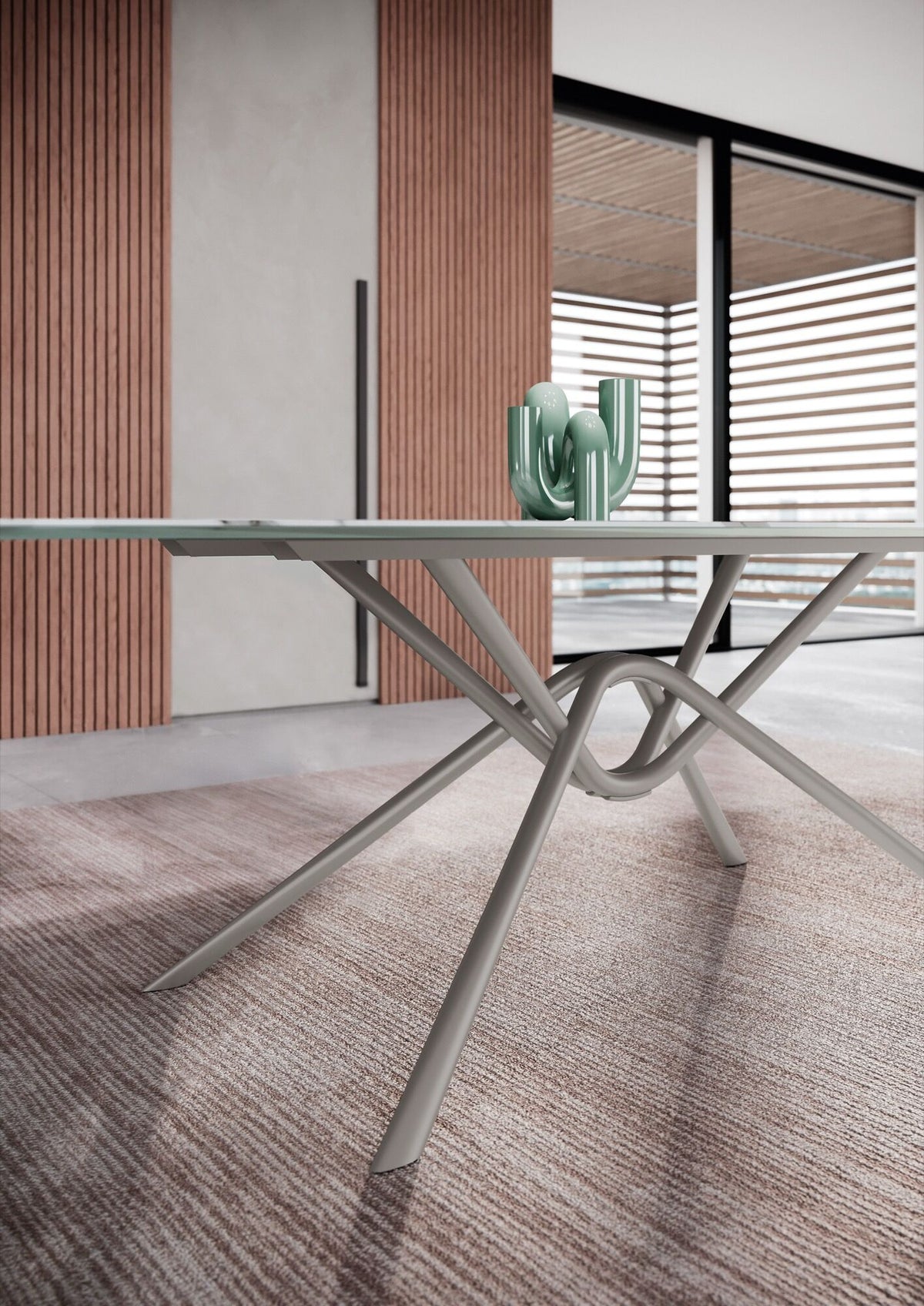 Bontempi Hunter Dining Table — manufacturer photograph; HUNTER 54.88_M097_CM012