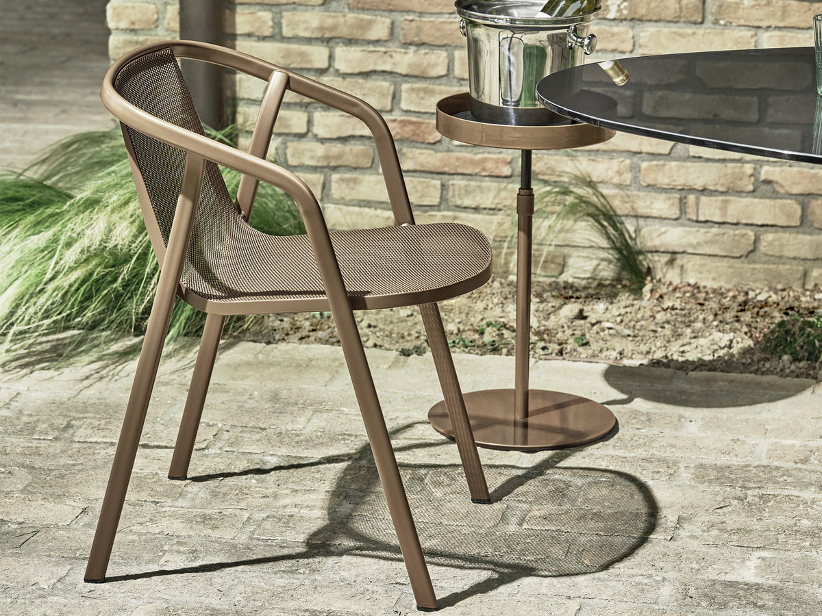 Bontempi Ines Outdoor Chair — manufacturer photograph; INES_34-55OUT_M028OUT_LIFT_08-39_M328_C152
