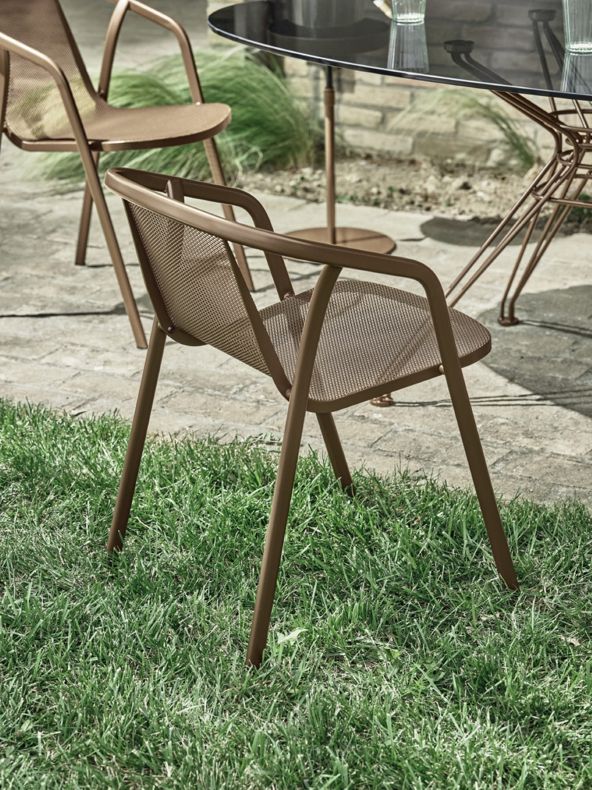 Bontempi Ines Outdoor Chair — manufacturer photograph; INES_34-55OUT_M028OUT
