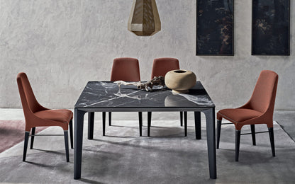 Bontempi Kelly Dining Chair — manufacturer photograph; VERSUS_20-50L110_CM006_KELLY_34-03L110_M326_TKC04_PANDORA_56-08M328