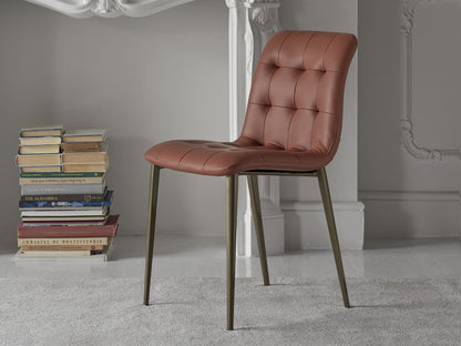 Bontempi Kuga Slim Dining Chair — manufacturer photograph; KUGA_SLIM_40-78M328_PR26-2