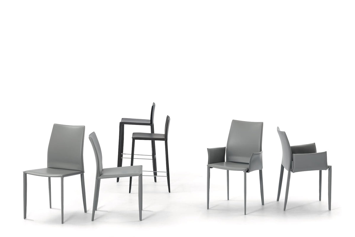 Bontempi Linda Dining Chair — manufacturer photograph; LINDA_04-25_04-26Q435_LINDA_04_25C_04_26CQ410_LINDA_04_25B_04-25B_Q435