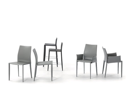 Bontempi Linda Dining Chair — manufacturer photograph; LINDA_04-25_04-26Q435_LINDA_04_25C_04_26CQ410_LINDA_04_25B_04-25B_Q435