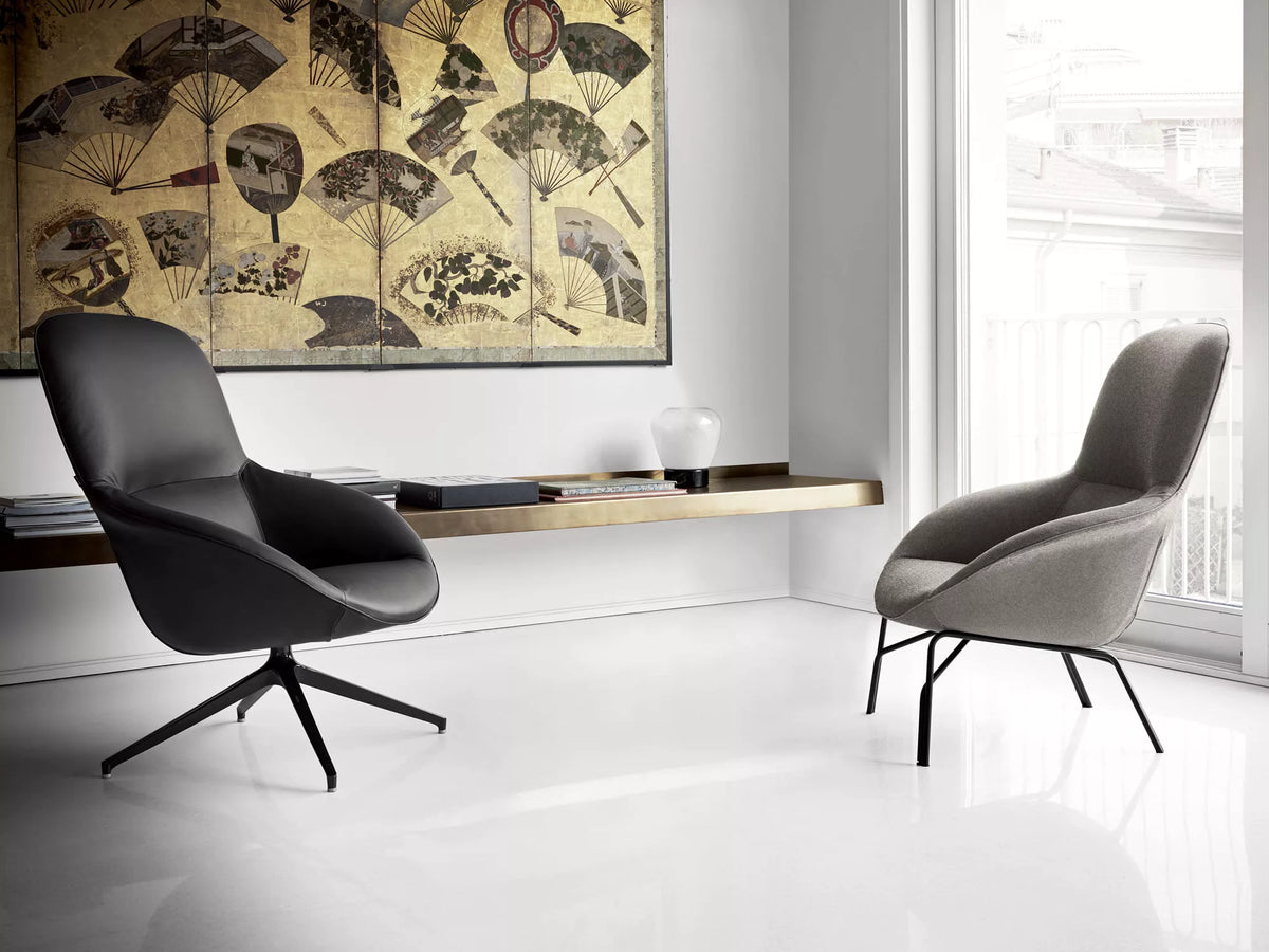 Bontempi Long Island Armchair — manufacturer photograph; LONG_ISLAND_LNG000102M327_P0R11_LONG_ISLAND_LNG000101M055_TKF01_STONE_56-17M327