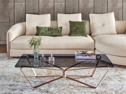 Bontempi Loop Coffee Table — manufacturer photograph; BONNIE_BONT182SX_M329_TETW001_CHAISE_BONP152DX_M329_TETW001_CUSCINI_CUSD043_CUSD062_TEDI018_LOOP_08-35_M329_C158-3