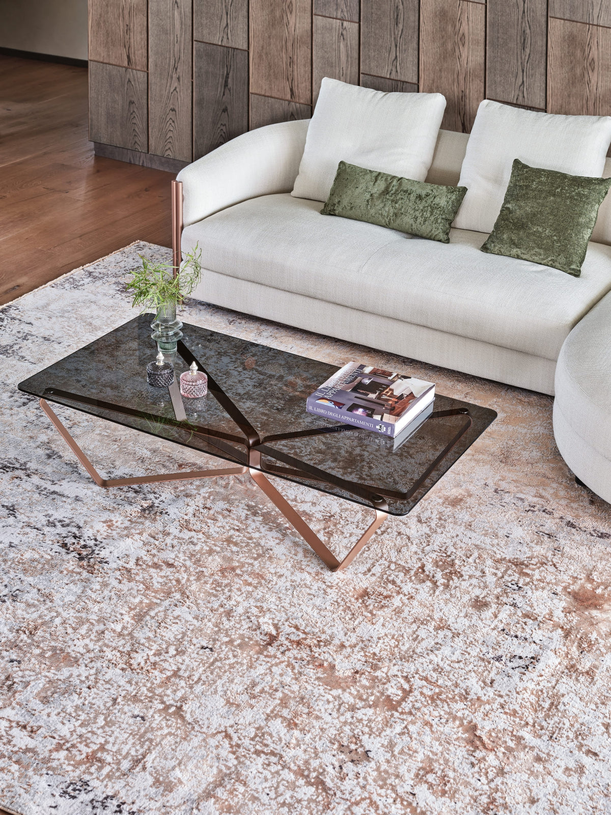 Bontempi Loop Coffee Table — manufacturer photograph; BONNIE_BONT182SX_M329_TETW001_CHAISE_BONP152DX_M329_TETW001_CUSCINI_CUSD043_CUSD062_TEDI018_LOOP_08-35_M329_C158 (2)