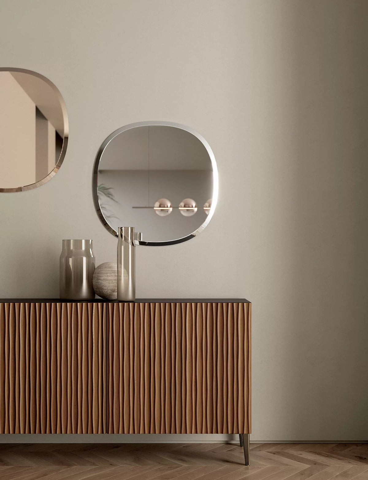 Bontempi Musa Sideboard — manufacturer photograph; MUSA 15 49 L090 L036 M328 RENOIR 09 49 C301 RENOIR 09 49 C302 3