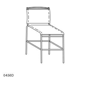 Bontempi Net Barstool — manufacturer catalogue drawings with article references