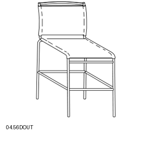 Bontempi Net Outdoor Barstool — manufacturer catalogue drawings with article references