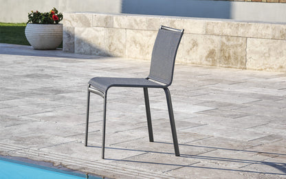 Bontempi Net Dining Chair — manufacturer photograph; NET_04-56OUTM310_X114