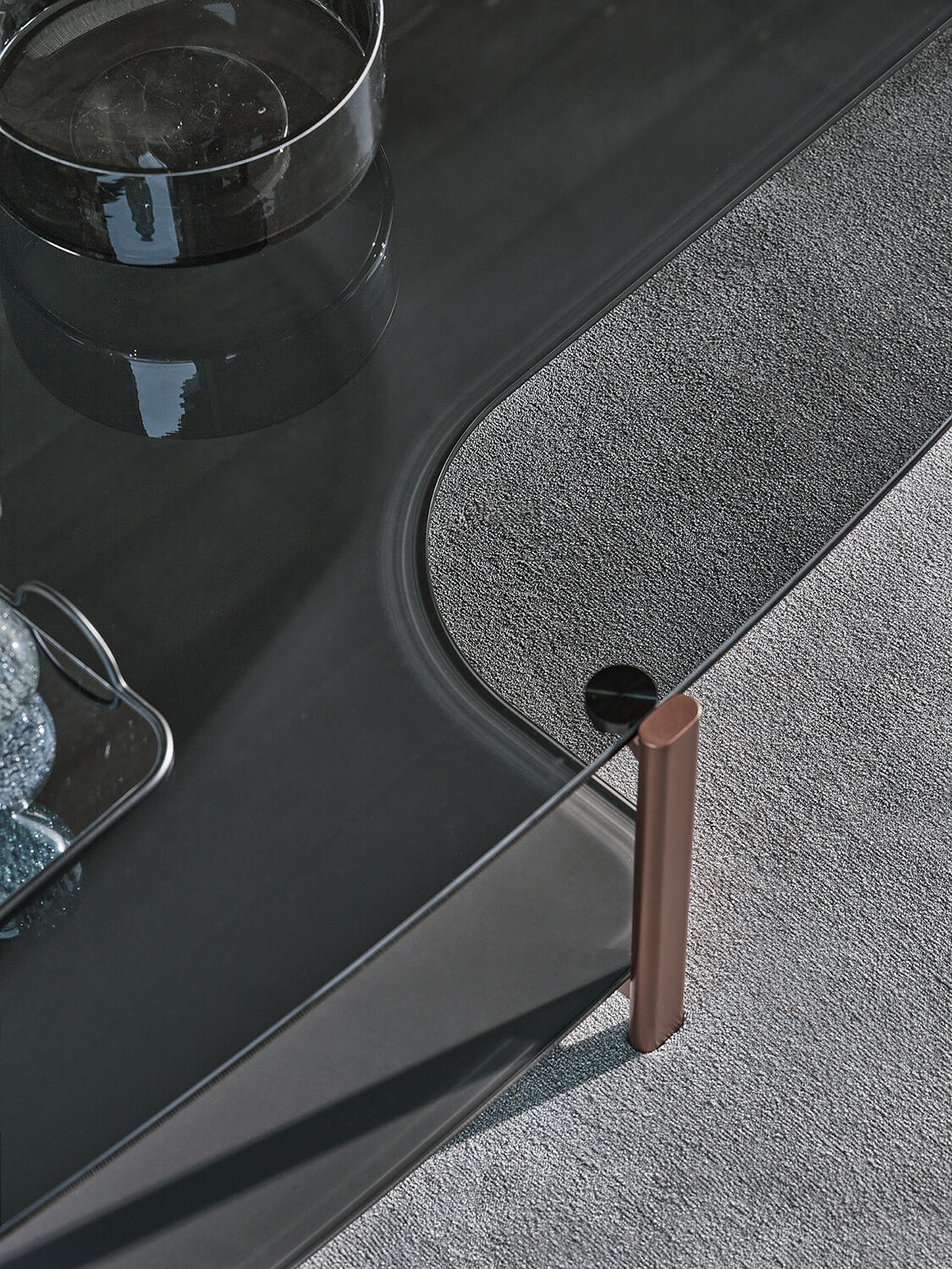 Bontempi Pagoda Coffee Table — manufacturer photograph; PAGODA_07-59_M329_C158_C183S