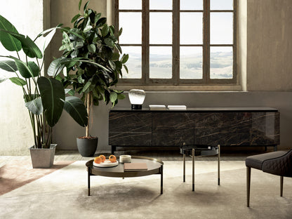 Bontempi Planet Coffee Table — manufacturer photograph; PLANET_08-44M327_C185S_M328_PLANET_08-43M328_C152_M327_COSMOPOLITAN_15-32SP_CM005_L090_M055_STONE_56-17M327