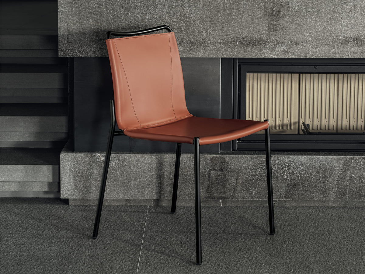 Bontempi Shape Dining Chair — manufacturer photograph; SHAPE_34-86M055_Q504-2