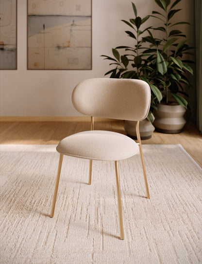 Bontempi Sienna Dining Chair — manufacturer photograph; SIENNA 34.85 M325 TESU001