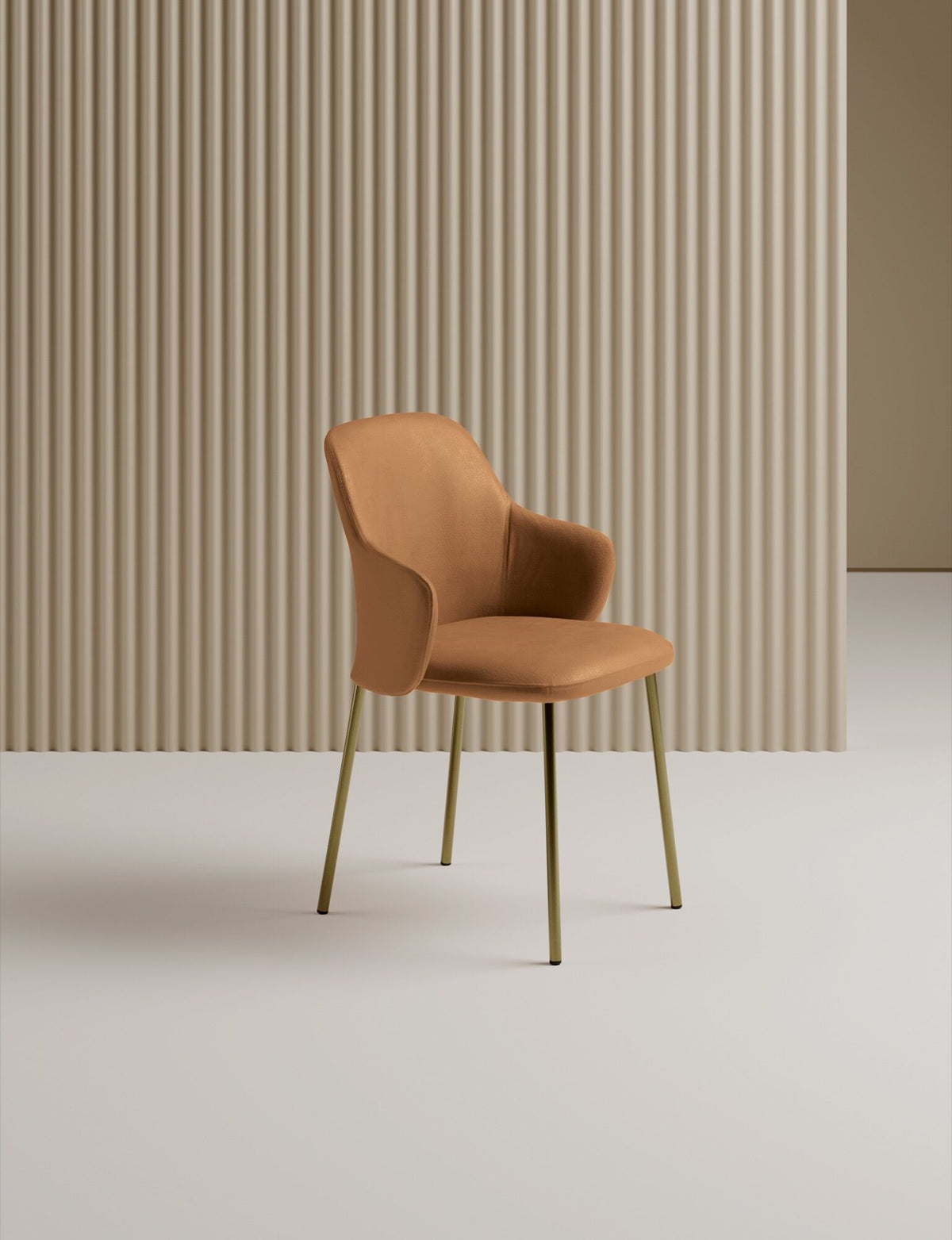 Bontempi Vivian Dining Chair — manufacturer photograph; VIVIAN 34 17 M328 TRP08