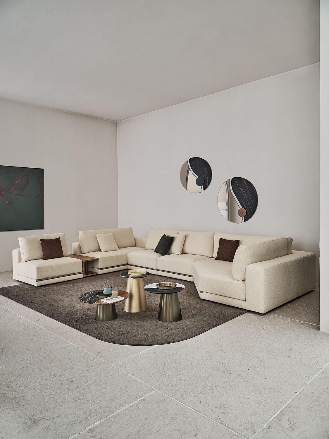Bontempi Yang Coffee Table — manufacturer photograph; YANG_08-21_CM025_L038_M325_08-22_CM003_L038_M328_08-23_CM025_L036_M328_VASSOIO YANG_08-21VA_M328_LUXOR_09-40_C303_CM025_L110_LUXOR_09-39_C301_CM025_L006_PITAGORABD1_M328_TESO001