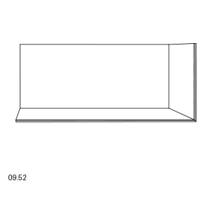 Bontempi Zen Shelf — manufacturer catalogue drawings with article references