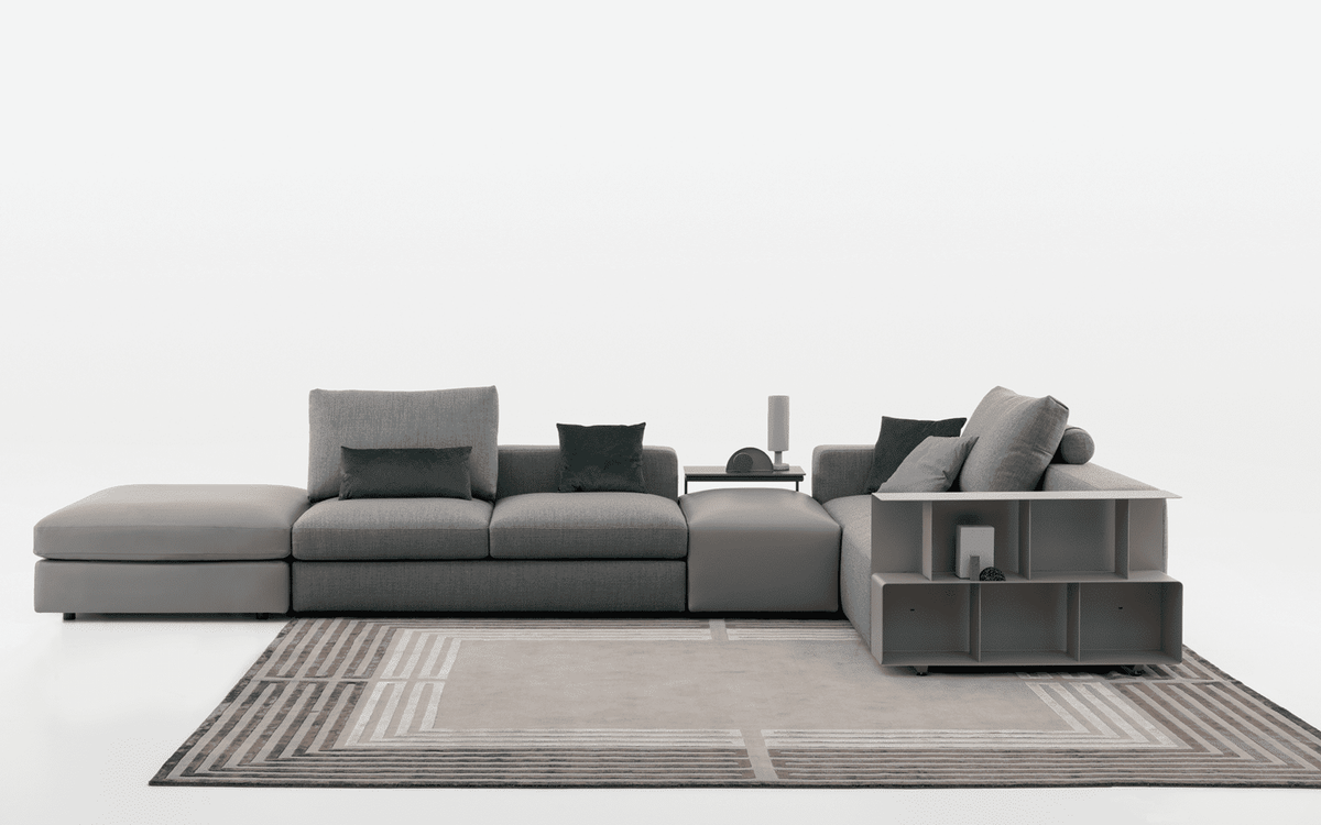 Bontempi Zenit Wall Ottoman — manufacturer photograph; ZENIT_ZEPC164_TEEL004_POUFF_ZEWPF060_PR05_ZEPPF107_PR05_ZEWT190SX_TEEL004_ZECUR082_TEEL004_CLIP_TAVCLP01_M055_C185S_ZELIB_M312_CUSD043_TEVS012_TEVS022_CUSD062_TEVS012