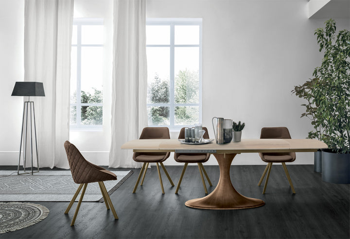 Target Point Dining Table Calice 160 — Rotating Extendable Barrel-shaped — product view 4