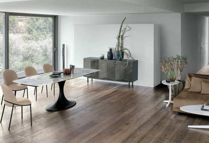 Target Point Dining Table Calice 160 — Rotating Extendable Barrel-shaped — product view 5