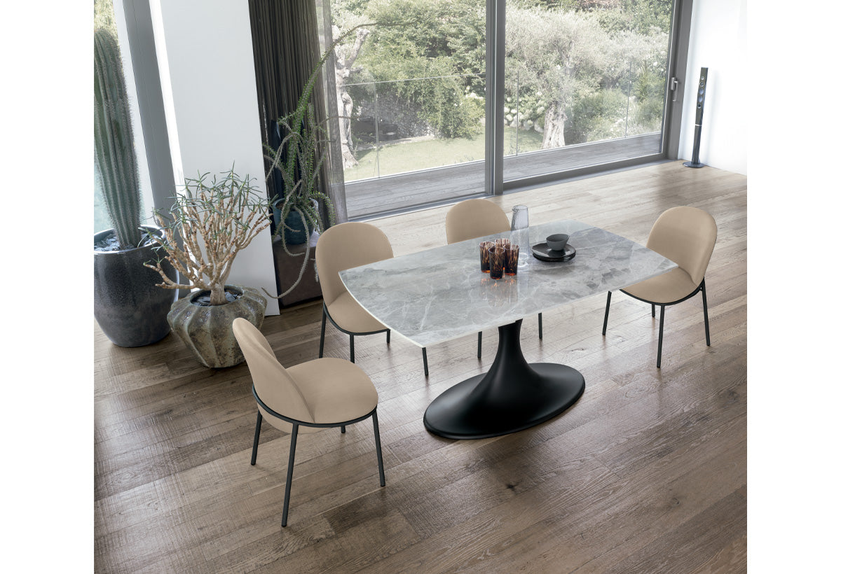 Target Point Dining Table Calice 160 — Rotating Extendable Barrel-shaped — product view 6