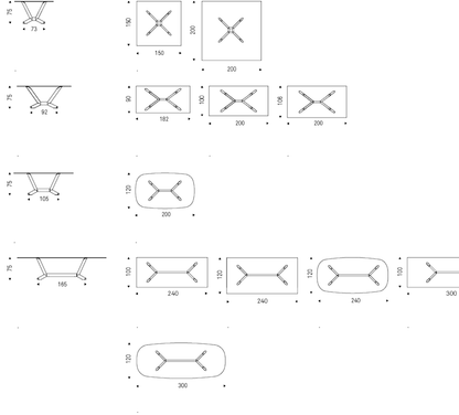 Cattelan Italia Table PLANER - dimensions