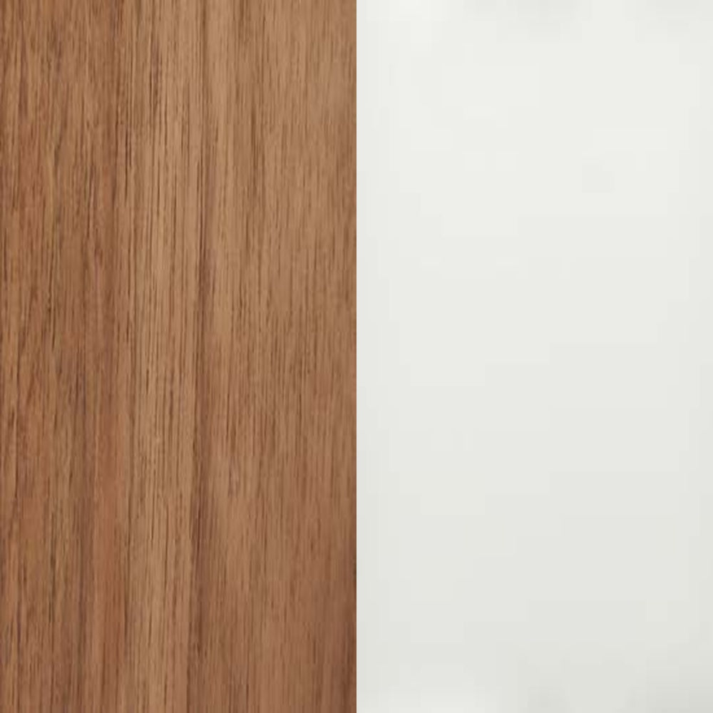 Desiree Dining Table CIÀCOLA — European walnut base / Extra light glass top
