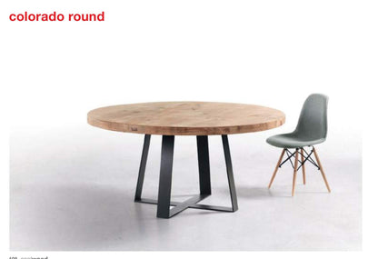 Colorado Round - Cool Wood