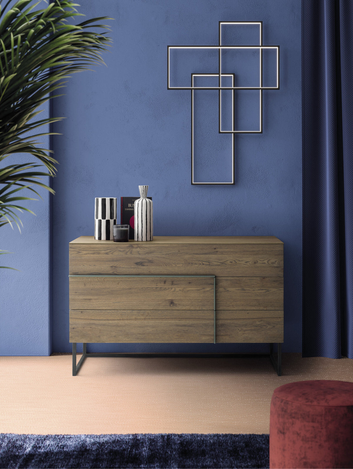 Devina Nais Bedside Table Nova — manufacturer example configuration and finish — additional view