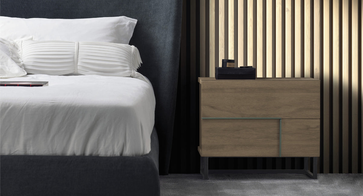 Devina Nais Bedside Table Nova — manufacturer example configuration and finish — product view
