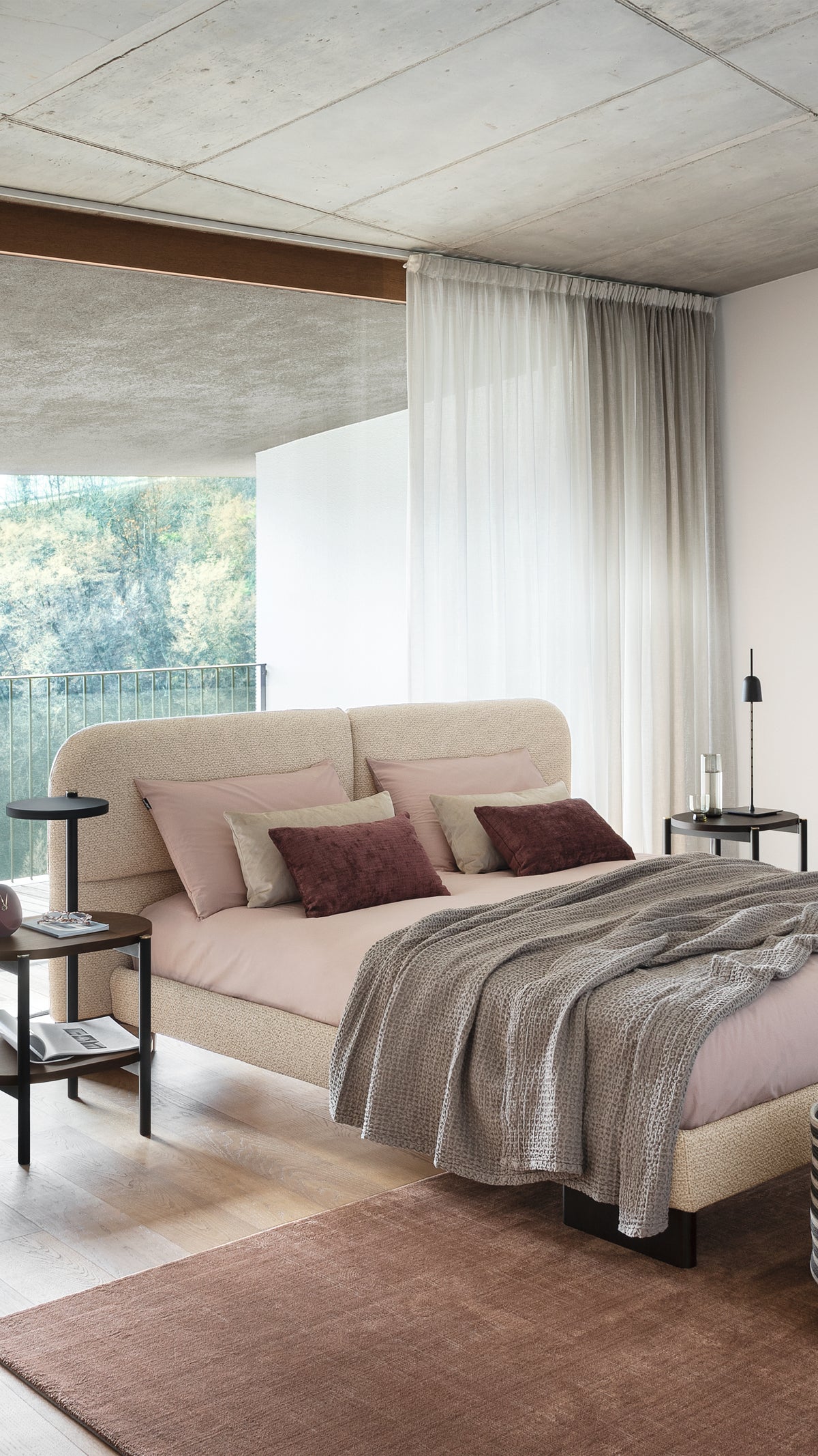Calligaris Bed Kilian Round