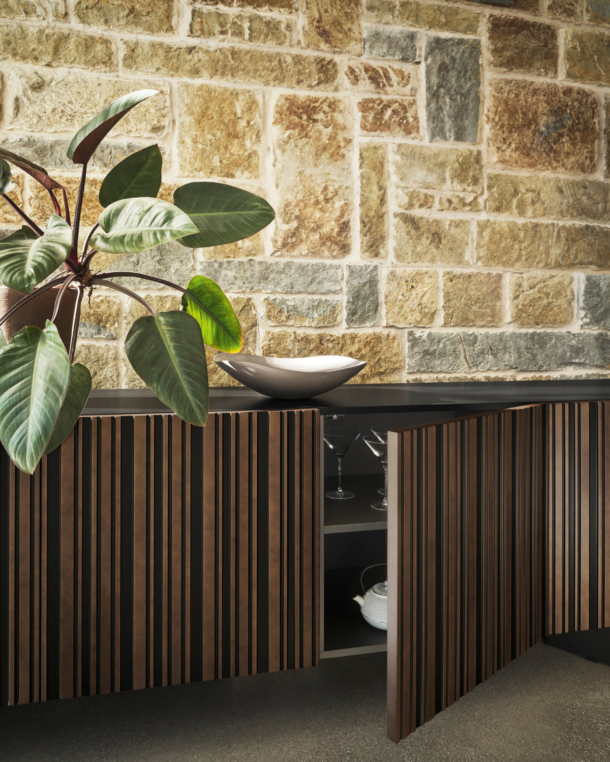 Calligaris Cabinet Stripes
