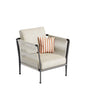 Unopiù Treble Armchair in aluminium and rope | Unopiù