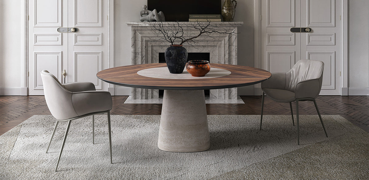 Cattelan Italia Table RADO Ker-Wood Round