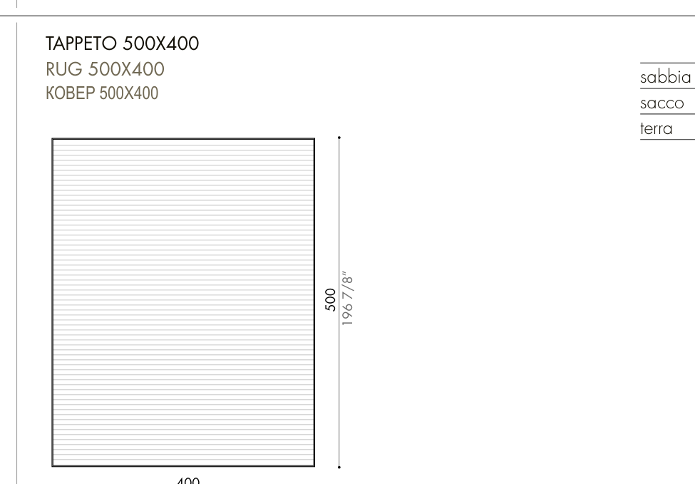 JAVEA plain — 500 × 400 cm
