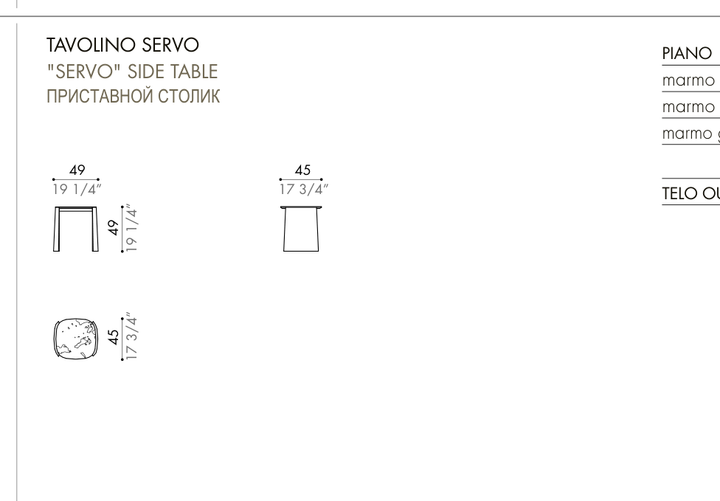 DORVAN outdoor — “servo” side table