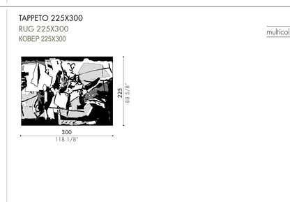 Desiree Rug OMAGGIO A PICASSO — 225 × 300 cm