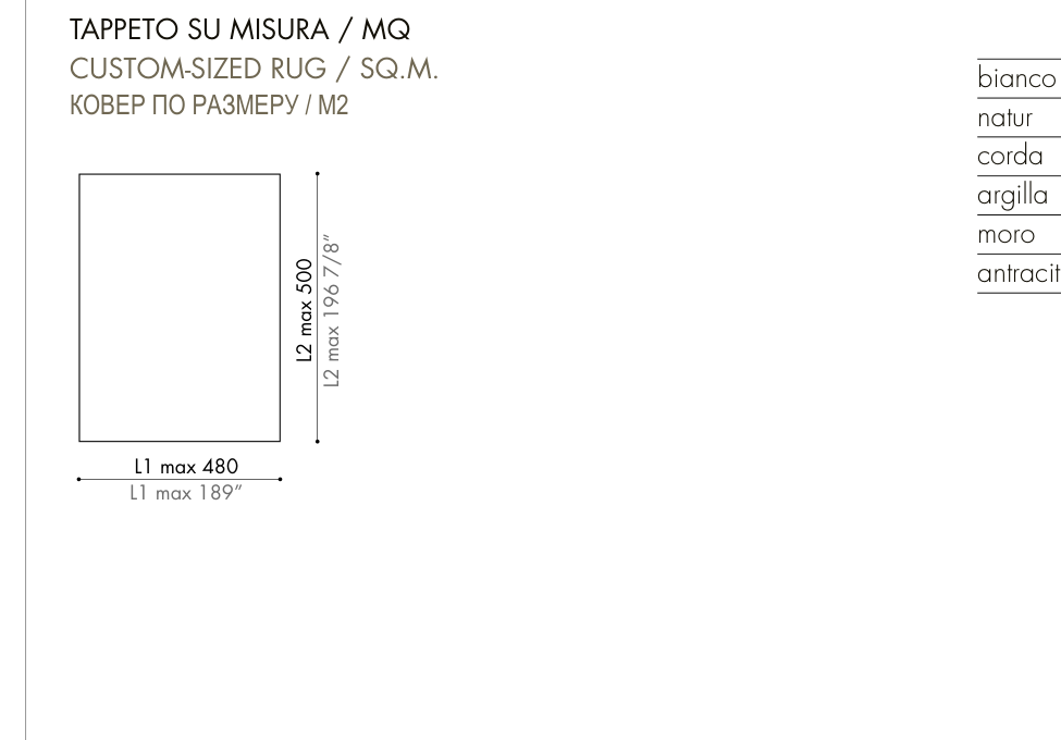 SYON plain — custom size per m²