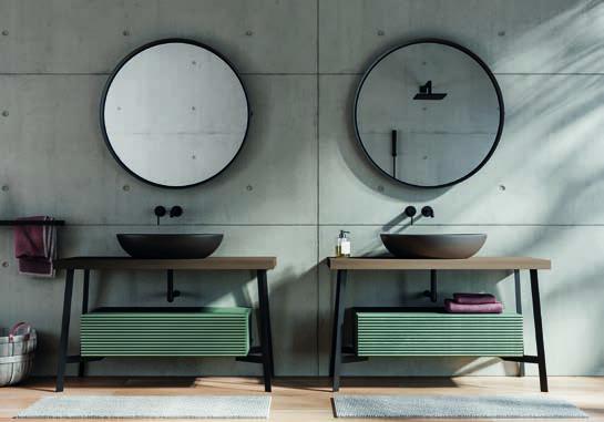 Devina Nais Bathroom Cabinet Liberty — product shown in a room setting