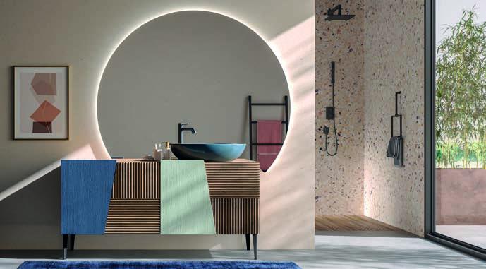 Devina Nais Bathroom Cabinet Zero.16 Freestanding Basin Cabinet — product shown in a room setting