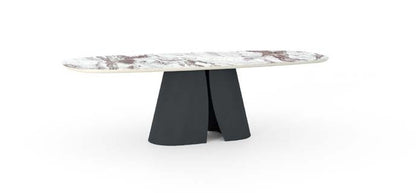 Devina Nais Cosmopolitan My-Glass - Shell dining table